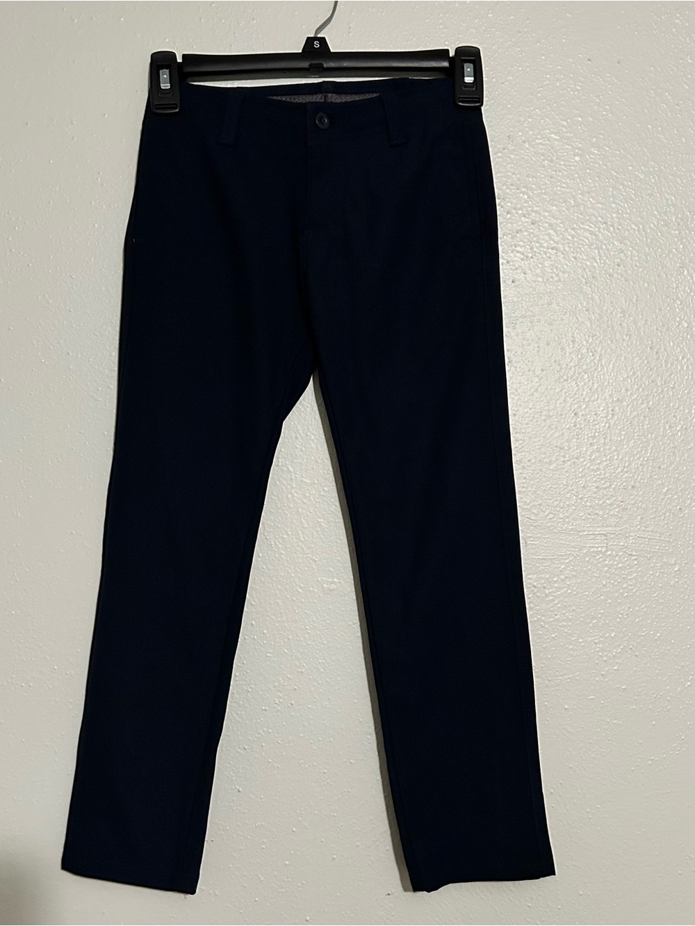 Izod Boy’s School Uniform Pants Navy Quick Dry Performance Fabric Adjustable 6